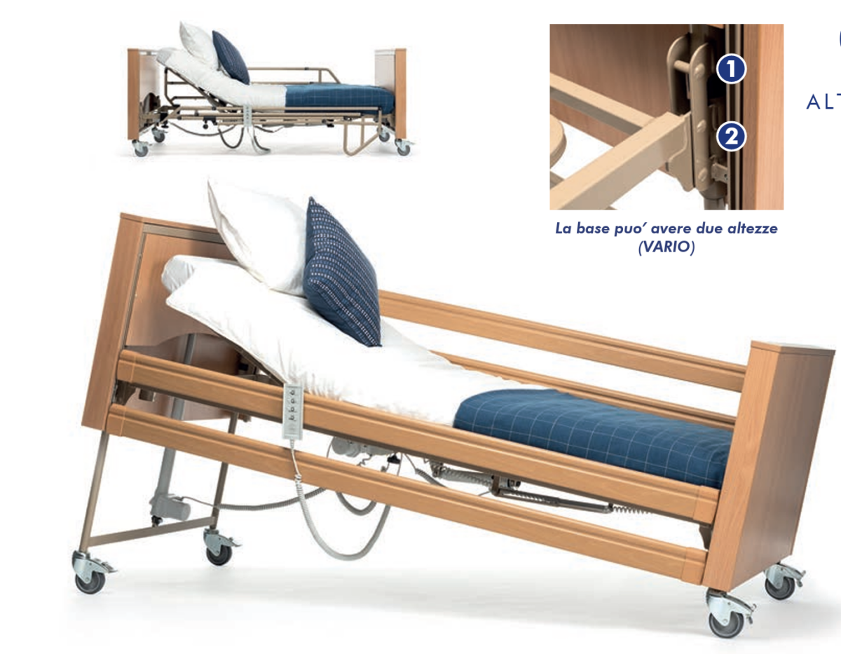 Letto Elettrico a 3 Motori - Vermeiren Club Vario - immagine 2