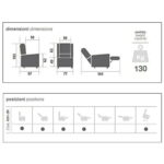 Misure Poltrona Relax Ksp K