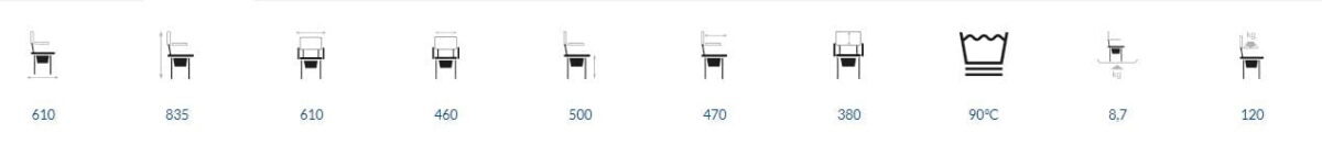 Vermeiren Sediacomoda Misure