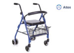 Rollator pieghevole in alluminio 4 ruote – Moretti Spa RP518 ATOS