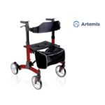 Rollator pieghevole in alluminio, chiusura tipo passeggino – Moretti Spa RP553 ARTEMIS