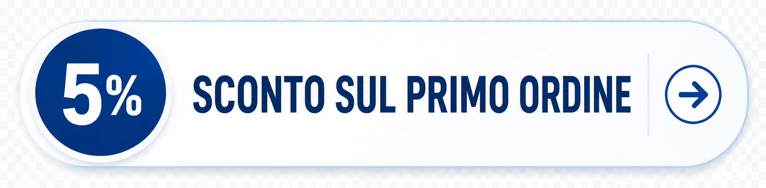 5% sconto sul primo ordine